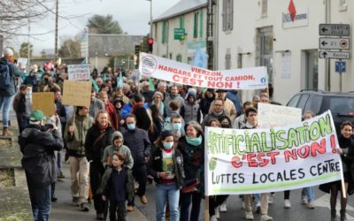 160 manifestants contre l’artificialisation des sols à Mer (41) !