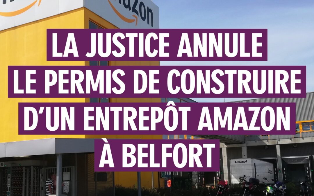 Victoire contre un entrepôt Amazon à Belfort
