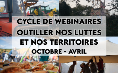 Cycle de webinaires « outiller nos luttes et nos territoires »