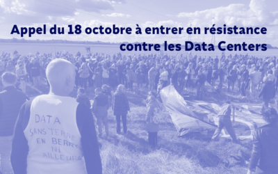 Appel du 18 octobre à entrer en résistance contre les Data Centers